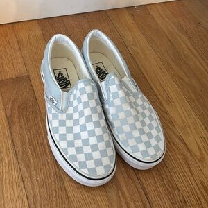 Women’s Checkered Vans. Worn Once.